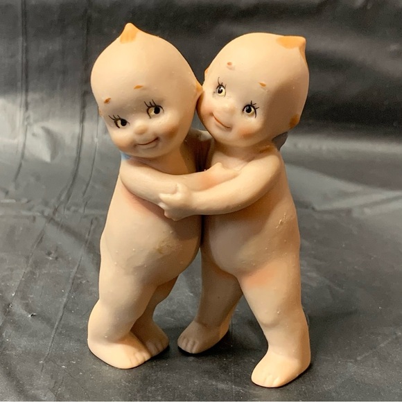 Rose O’Neill Other - Rose O’Neill Hugging Dolls Vintage Bisque Cream Beige German 1912 Collectible